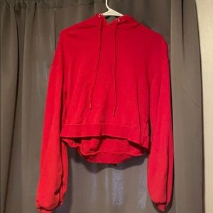 sweatshirt that is a crop top